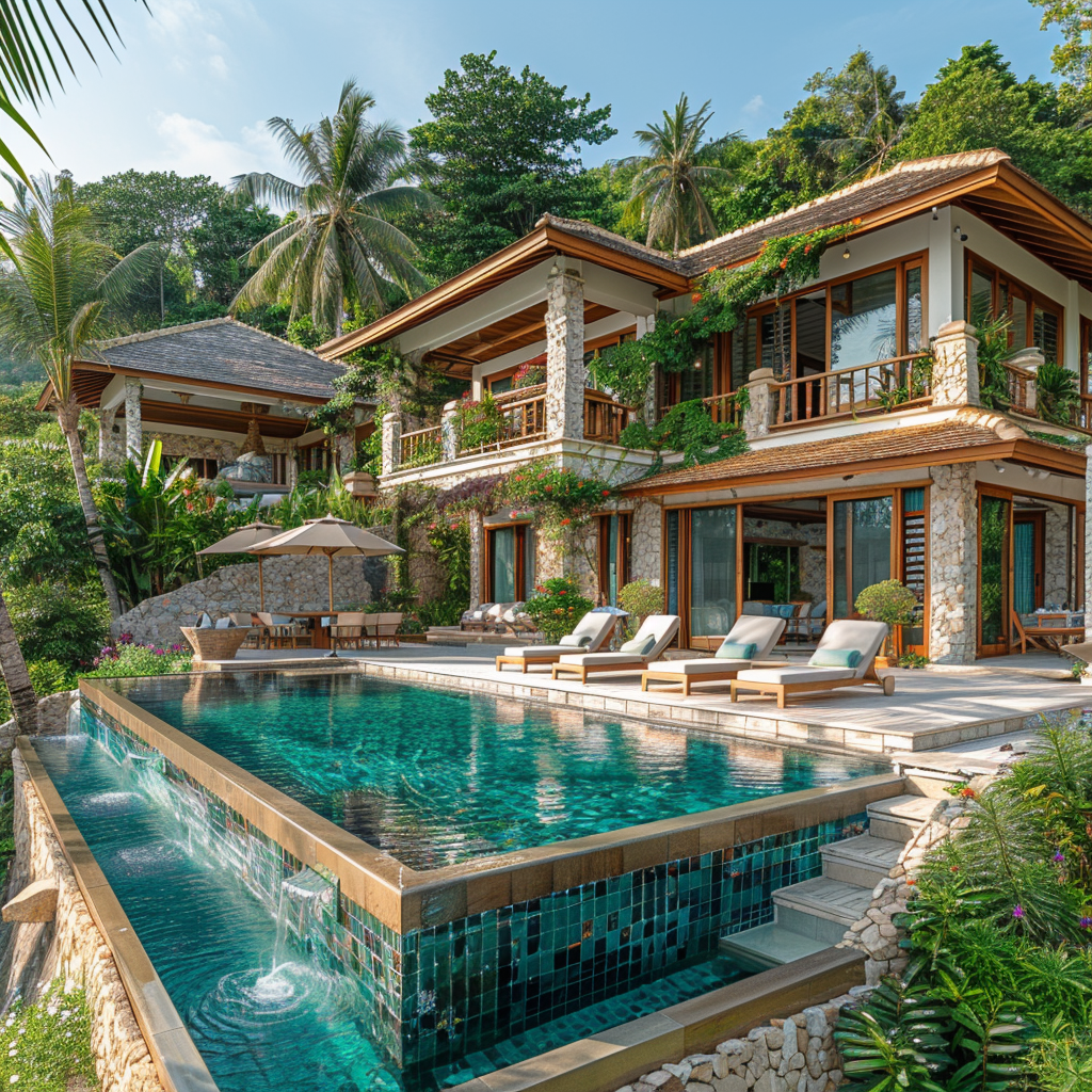 beautiful villa in Thailand