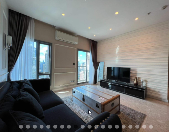 2 Bedrooms 2 Bathrooms Size 74sqm. The Crest Sukhumvit 34 for Rent