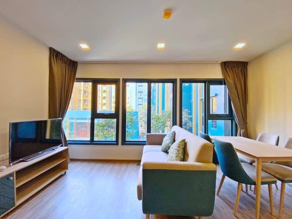 2 Bedrooms, 2 Bathrooms 57 sqm size at THE BASE Sukhumvit 50 For Rent 28,000THB