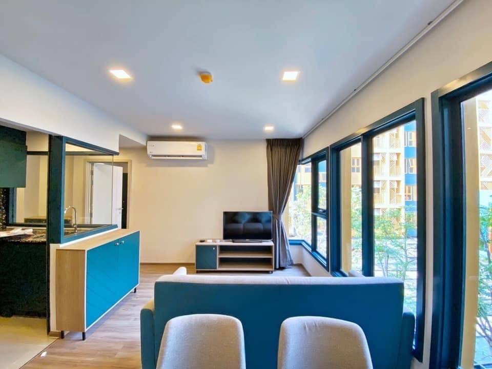 2 Bedrooms, 2 Bathrooms 57 sqm size at THE BASE Sukhumvit 50 For Rent 28,000THB