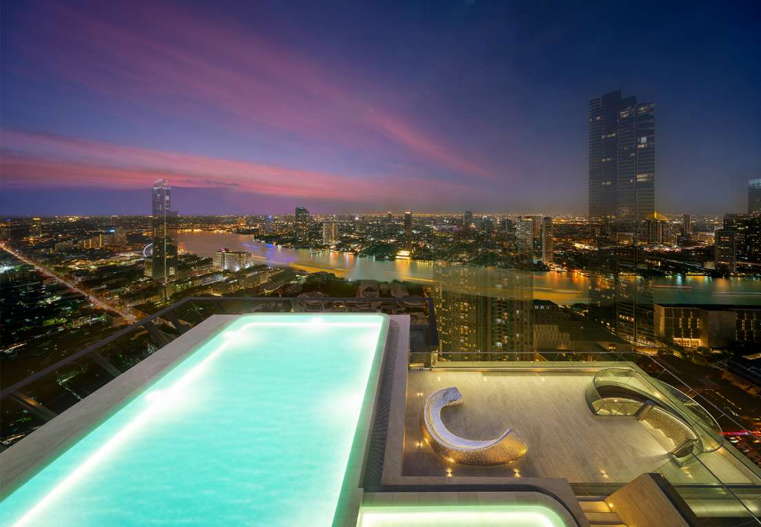 2 Bedrooms, 2 Bathroom 102sqm 16th Flr @RHYTHM Charoenkrung Pavilion For Sale 18,100MB
