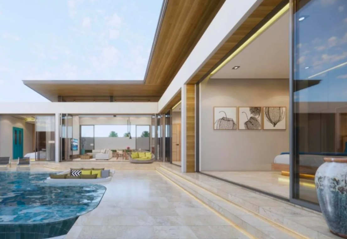 3 Beds/4 Bathrooms 290sqm @CONTEMPORARY VILLA MAE NAM For Sale 8,990,000 THB