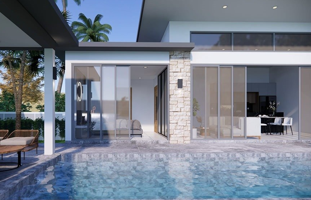3 Beds/Bathrooms 160sqm VILLA @200M FROM THE BEACH For Sale 7,900,000 THB