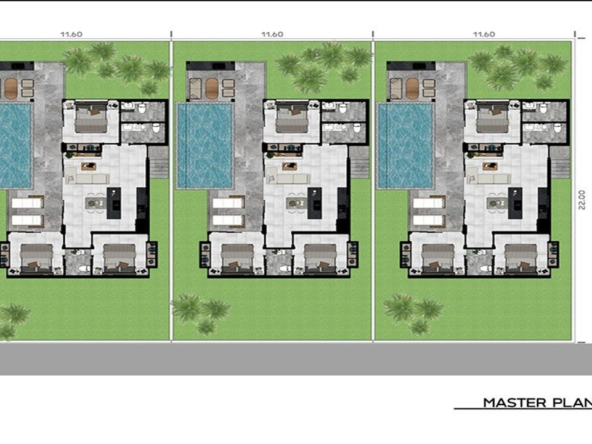 3 Beds/Bathrooms 160sqm VILLA @200M FROM THE BEACH For Sale 7,900,000 THB