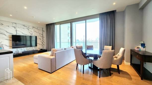 2 Bedrooms, 2 Bathrooms 126sqm 23rd Flr @Magnolias Waterfront Residences For Rent 130,000THB/Month