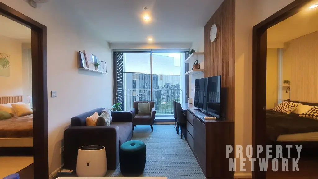 2-Bedroom 1-Bathroom 48sqm condo for Rent at Whizdom Inspire Sukhumvit 31,000 THB/month, BTS Punnawithi