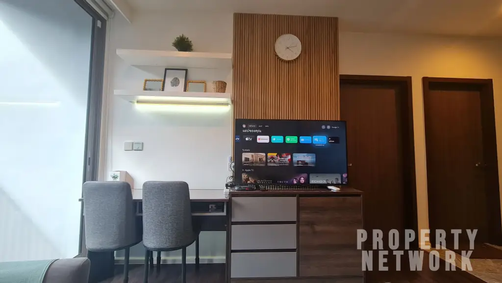2-Bedroom 1-Bathroom 48sqm condo for Rent at Whizdom Inspire Sukhumvit 31,000 THB/month, BTS Punnawithi