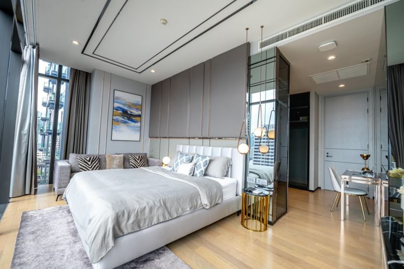 Luxury 2-bedroom 3-bathroom 137 sqm condo at Vittorio Sukhumvit 39. Panoramic views, premium amenities, and prime location. For rent: 160,000 THB/month, for sale: 55M THB near BTS Phrom Phong