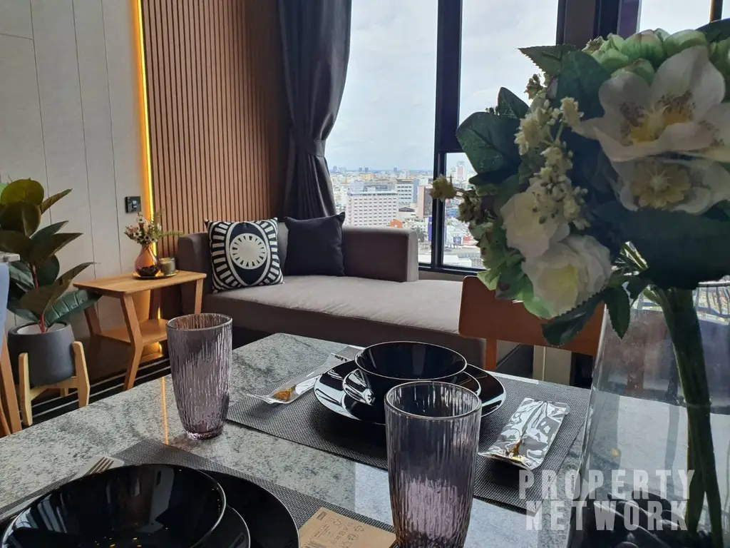 1-Bedroom, 1-Bathroom Condo for Rent at Park Origin Chula-Samyan, 35 sqm, 30,000 THB, Near BTS National Stadium