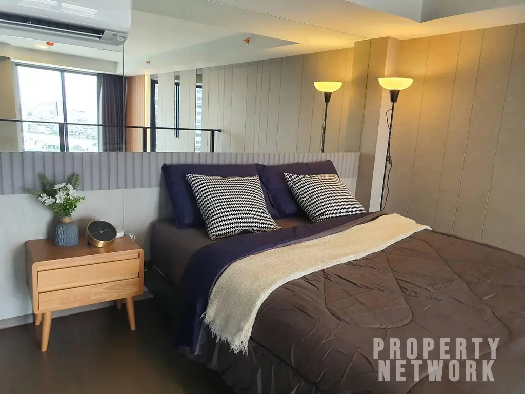 1-Bedroom, 1-Bathroom Condo for Rent at Park Origin Chula-Samyan, 35 sqm, 30,000 THB, Near BTS National Stadium