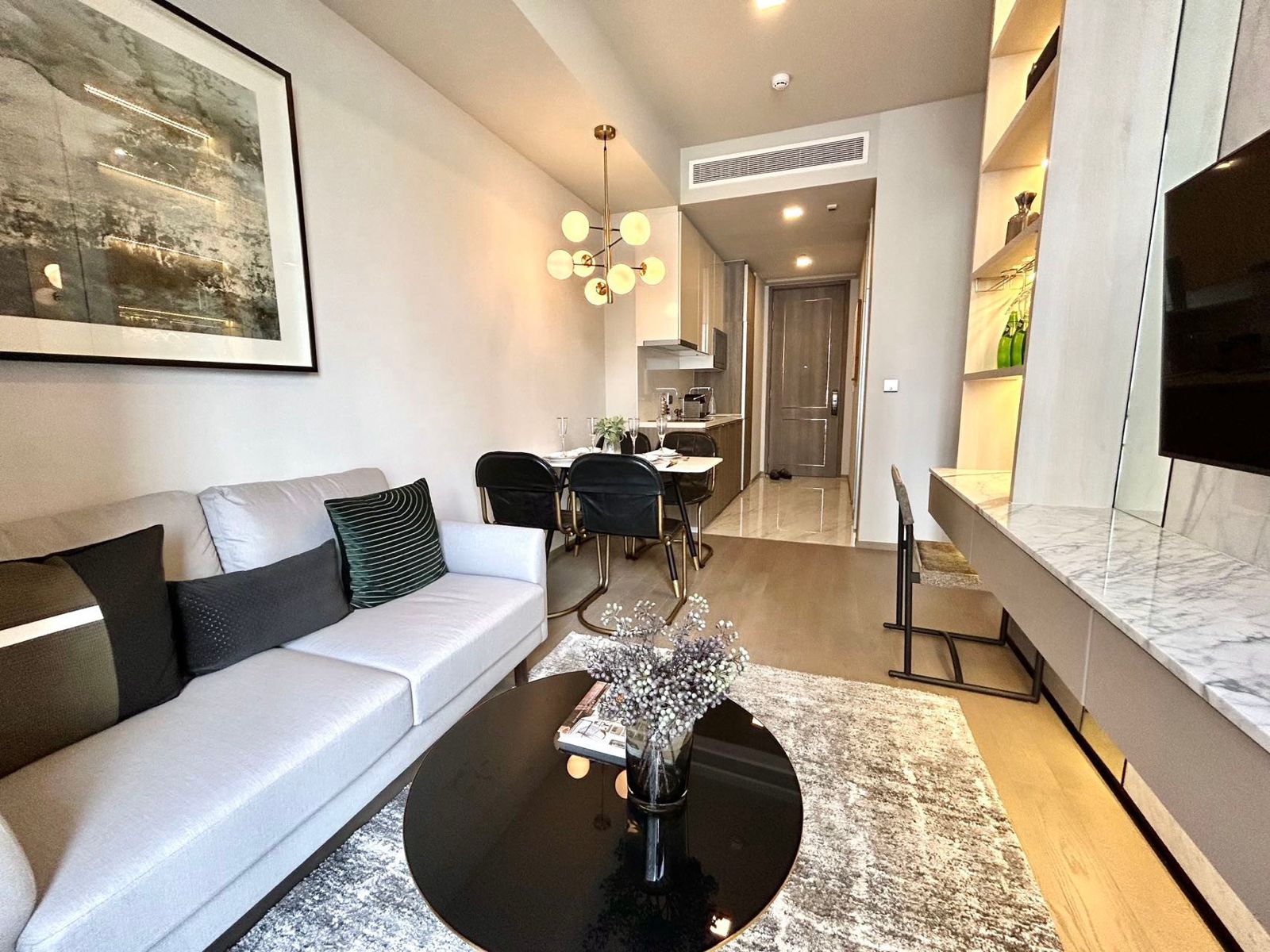 1-Bedroom, 1-Bathroom Condo for Rent at CELES ASOKE, 51 sqm, Fully Furnished, ฿50,000/month, Near BTS Asoke & MRT Sukhumvit – Ideal for Professionals!
