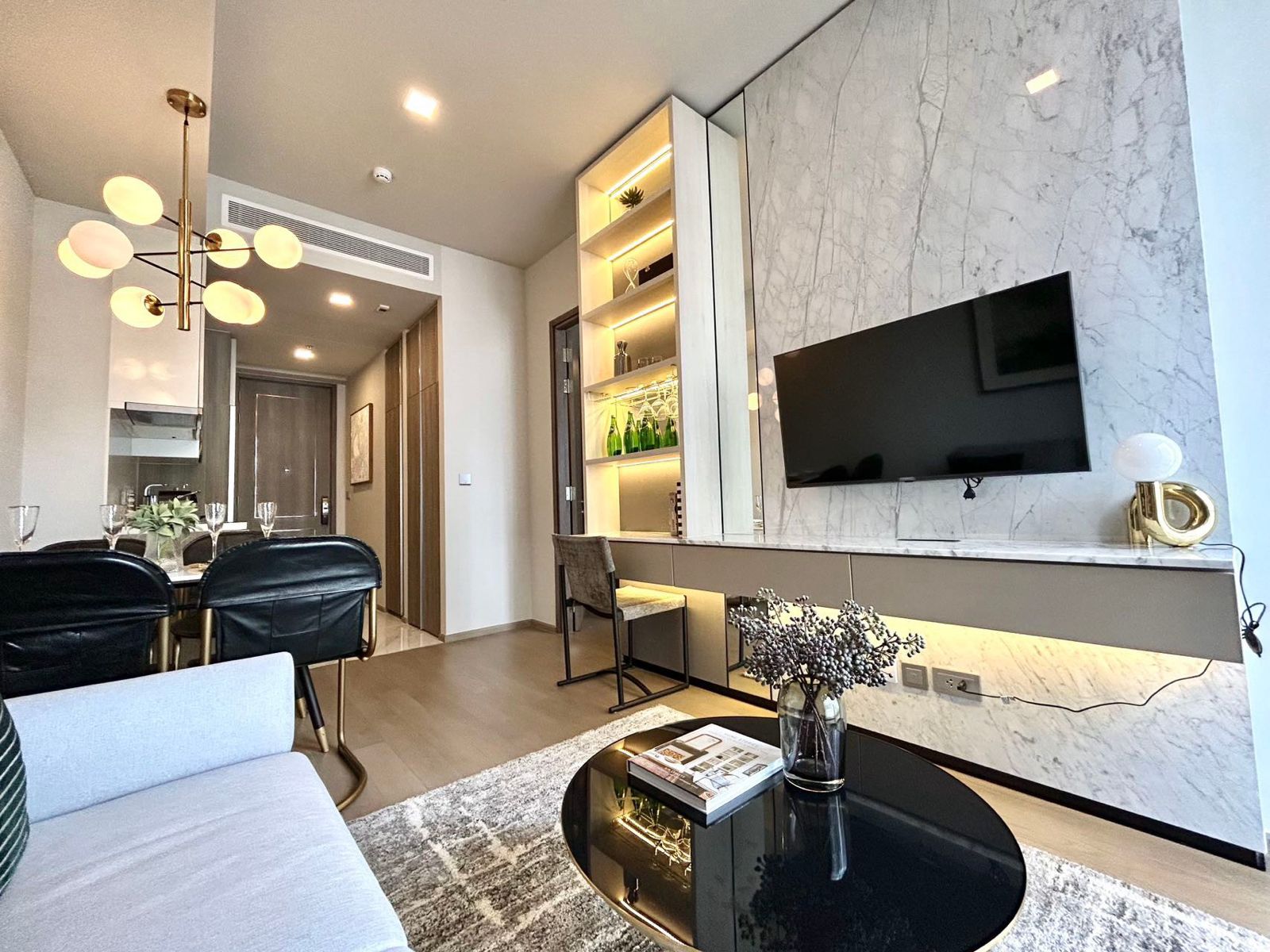 1-Bedroom, 1-Bathroom Condo for Rent at CELES ASOKE, 51 sqm, Fully Furnished, ฿50,000/month, Near BTS Asoke & MRT Sukhumvit – Ideal for Professionals!