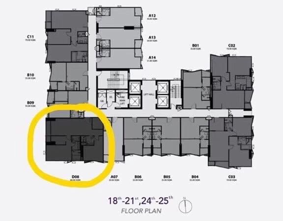 2-Bed, 2-Bath Condo for Rent at Rhythm Ekkamai, 80 sq.m., Stunning City Views, ฿75,000/month, Near Ekkamai BTS – Luxury Living in Sukhumvit