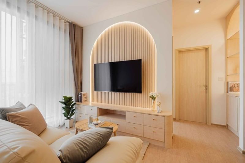 2-Bed, 2-Bath Condo for Rent at Maru Ekamai 2, 60 sqm, ฿65,000/month – Stunning Views, Near Ekkamai BTS, Fully Furnished, Modern Design
