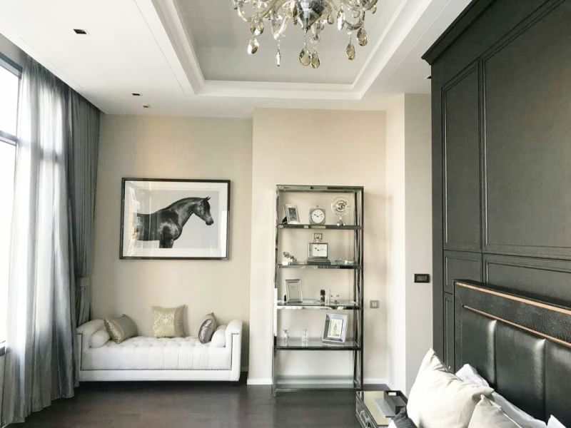 3BR, 4BTH Luxury Condo for Rent/Sale at The Diplomat 39, 152 sq.m., ฿180,000/month or ฿65M, Near BTS Phrom Phong, Fully Furnished, Panoramic Views.