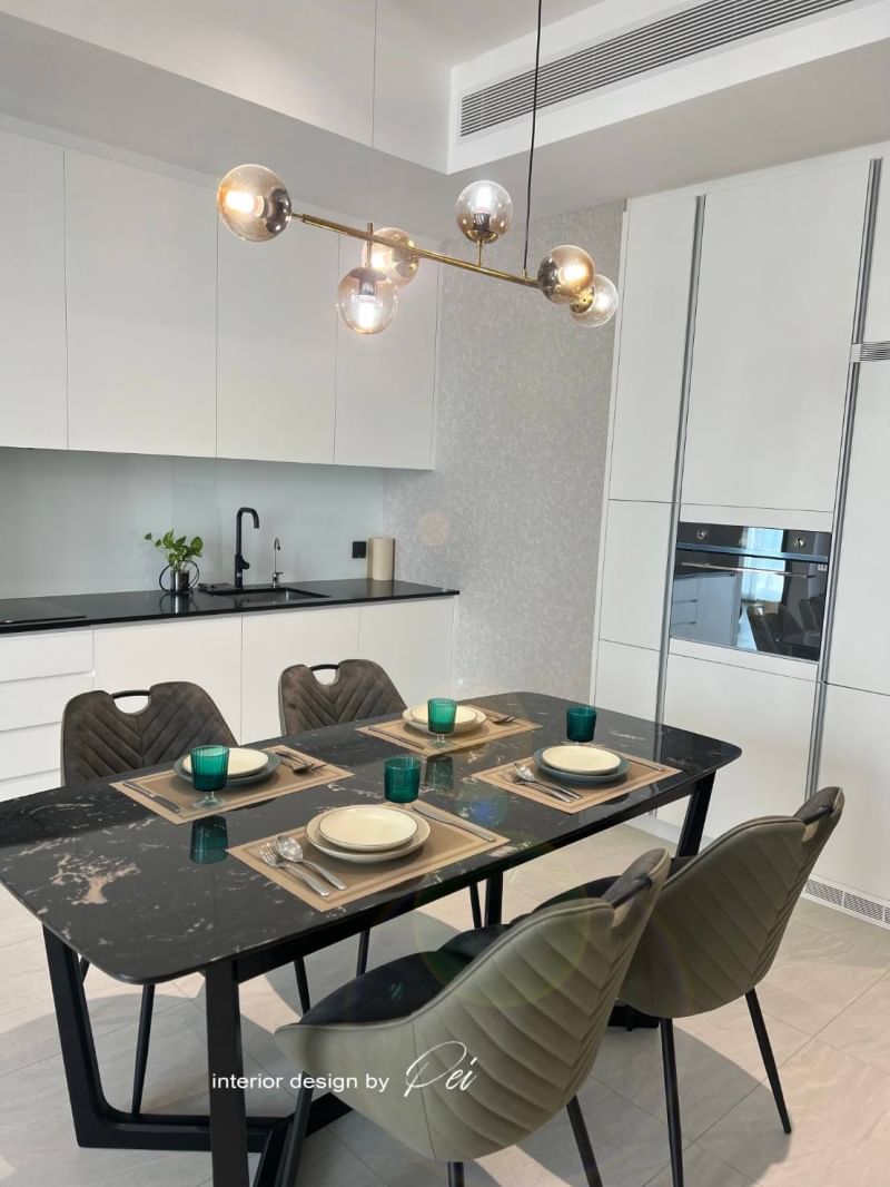 2-Bed, 2-Bath, 98 sqm Condo for Rent at Tait Sathorn 12, Sathon – Stunning City Views, BTS Saint Louis, ฿120,000/month, Modern Luxury Living