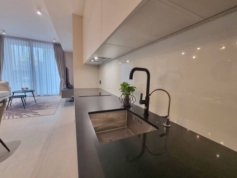 2-Bed, 2-Bath, 98 sqm Condo for Rent at Tait Sathorn 12, Sathon – Stunning City Views, BTS Saint Louis, ฿120,000/month, Modern Luxury Living