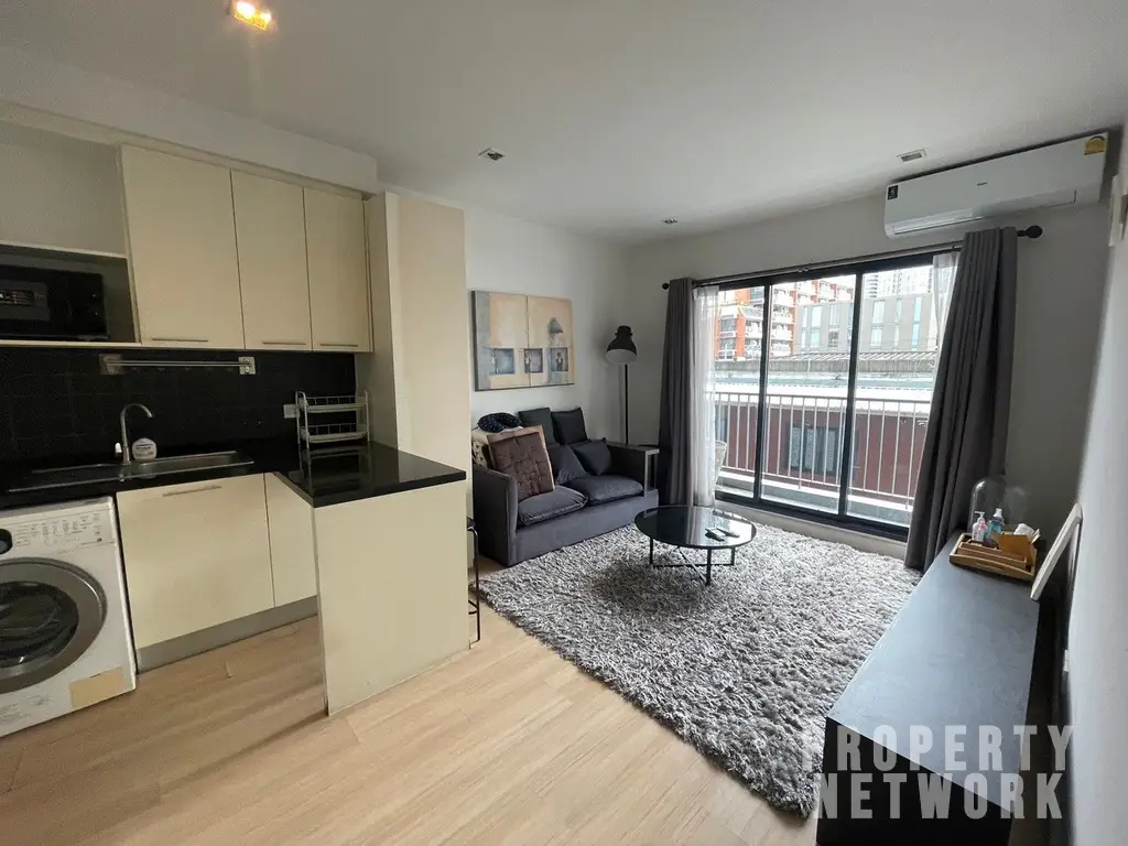 Rent a 2-bedroom condo at The Seed Mingle Sathorn-Suanplu. 68 sqm, fully furnished, near BTS Sala Daeng and MRT Lumphini. Affordable luxury at 30,000 THB/month.