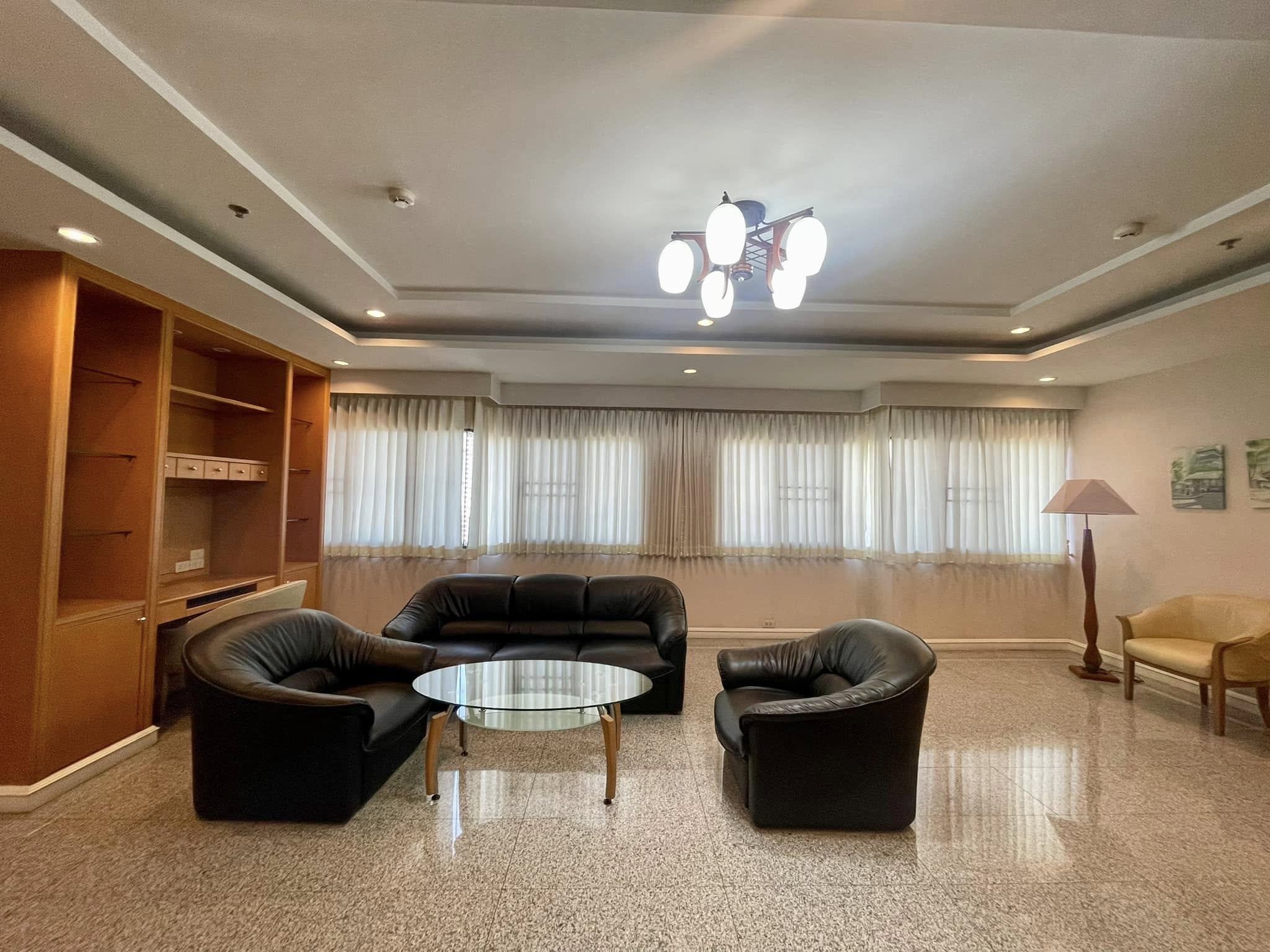 Spacious 3-bedroom condo at S.R. Place, Thonglor, 300 sqm, fully furnished, rent for 100,000 THB/month. Contact BestBKKCondos for more details!