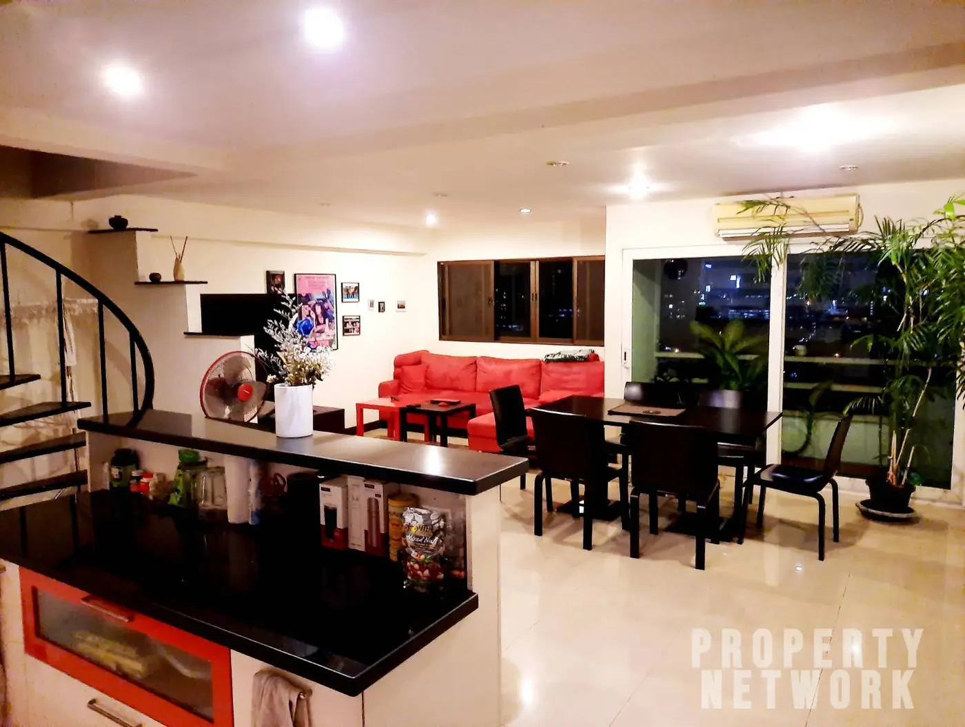 2-Bedroom, 2-Bathroom Condo for Rent at Thonglor Tower Condominium – 100 sqm, Stunning City Views, Fully Furnished, ฿25,000/month, Near BTS Thong Lor