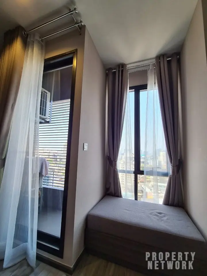 1-BR, 1-BTH Condo, 35 sqm at Ideo Mobi Rangnam, Near ARL Ratchaprarop & BTS Victory Monument, For Rent at ฿24,000/month – Fully Furnished, Prime Ratchathewi Location.
