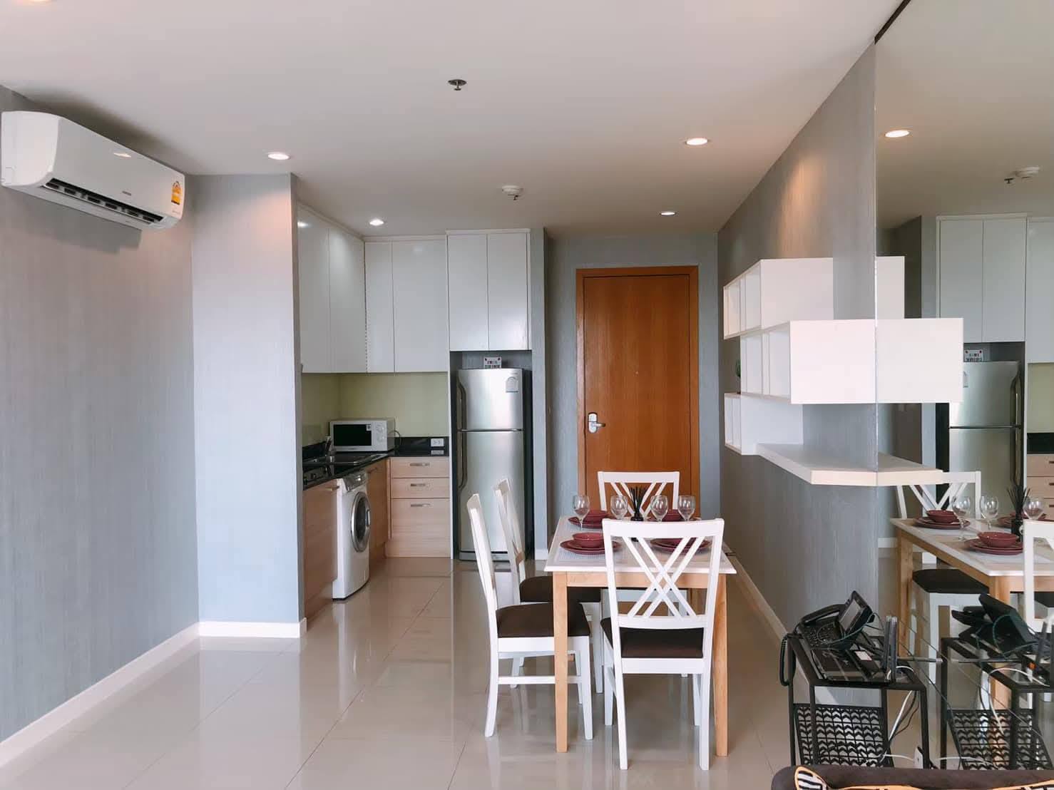 2-BR, 2-BTH, 75 sqm Condo for Rent at Circle Phetchaburi 36, 45,000 THB/month, Near Phetchaburi MRT
