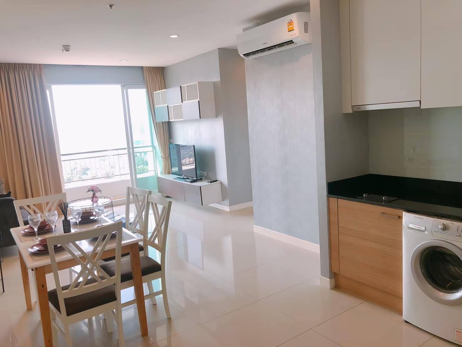 2-BR, 2-BTH, 75 sqm Condo for Rent at Circle Phetchaburi 36, 45,000 THB/month, Near Phetchaburi MRT