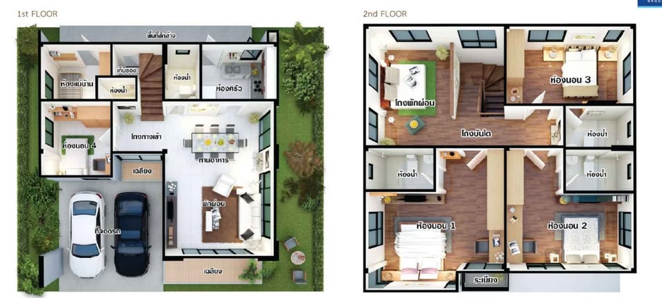 5-Bed, 4-Bath House for Rent at Baan Lumpini Suan Luang Rama 9, 216 sqm, ฿105,000/month – Near Suan Luang Rama 9 MRT, Pet-Friendly, Family-Friendly