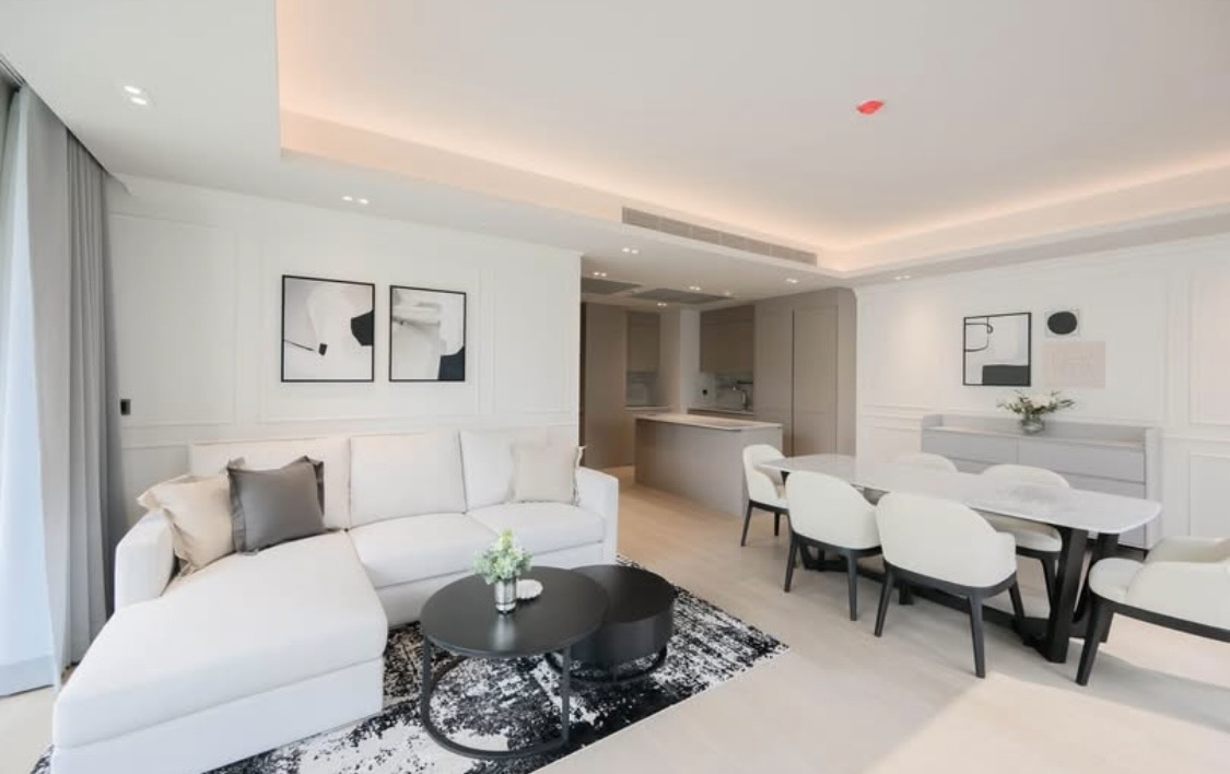 2-Bedroom 2-Bathroom 118sqm Tonson One Residence for Rent 170,000 THB/month, Near BTS Ploenchit, Pet-Friendly, Luxury Condo in Pathum Wan