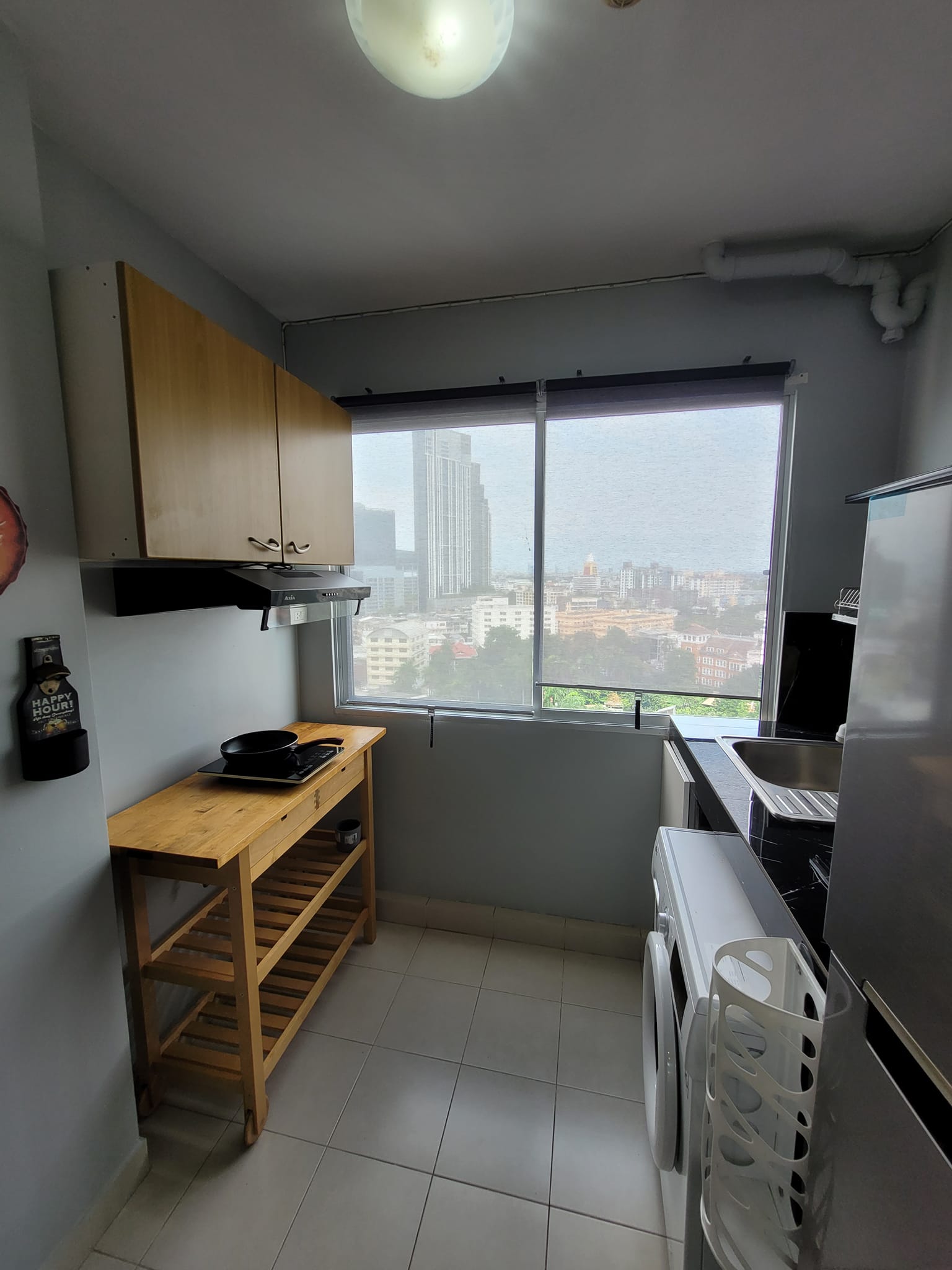 2-Bed, 1-Bath, 50sqm City Home Condo for Rent near BTS Udomsuk – 18,000 THB/month