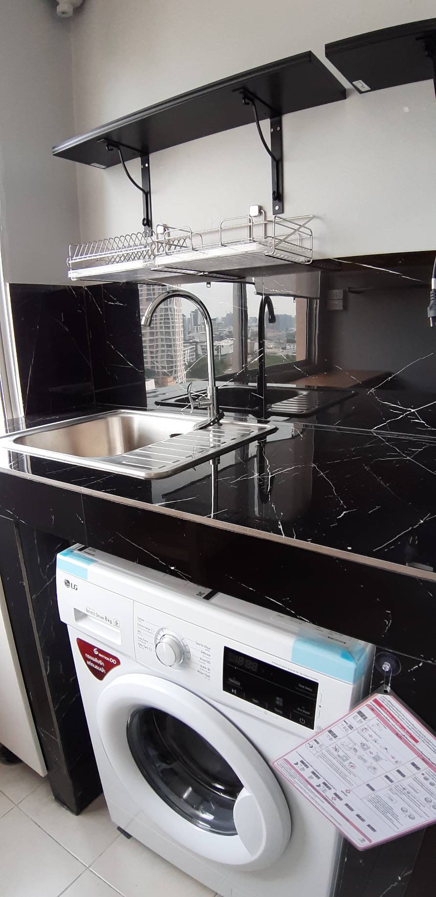 2-Bed, 1-Bath, 50sqm City Home Condo for Rent near BTS Udomsuk – 18,000 THB/month