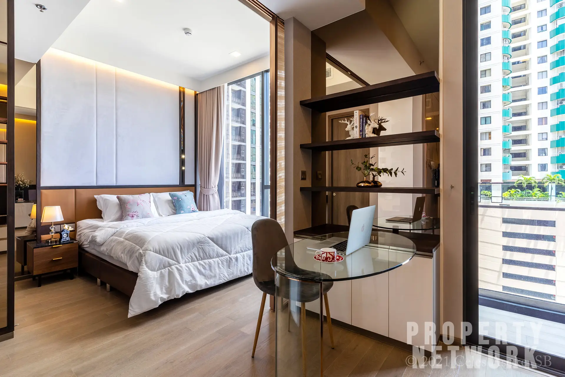 1-Bedroom, 1-Bath, 42sqm Condo at Celes Asoke, For Rent 35K THB/month, Near MRT Sukhumvit & BTS Asoke, Fully Furnished, Prime Bangkok Location