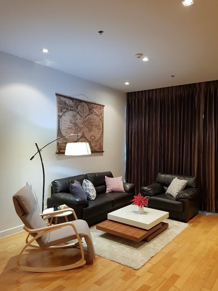 Fully furnished 2-bedroom, 2-bathroom condo at Millennium Residence, 92 sqm, 37th floor with unblocked city views, modern Western kitchen, and luxury amenities.