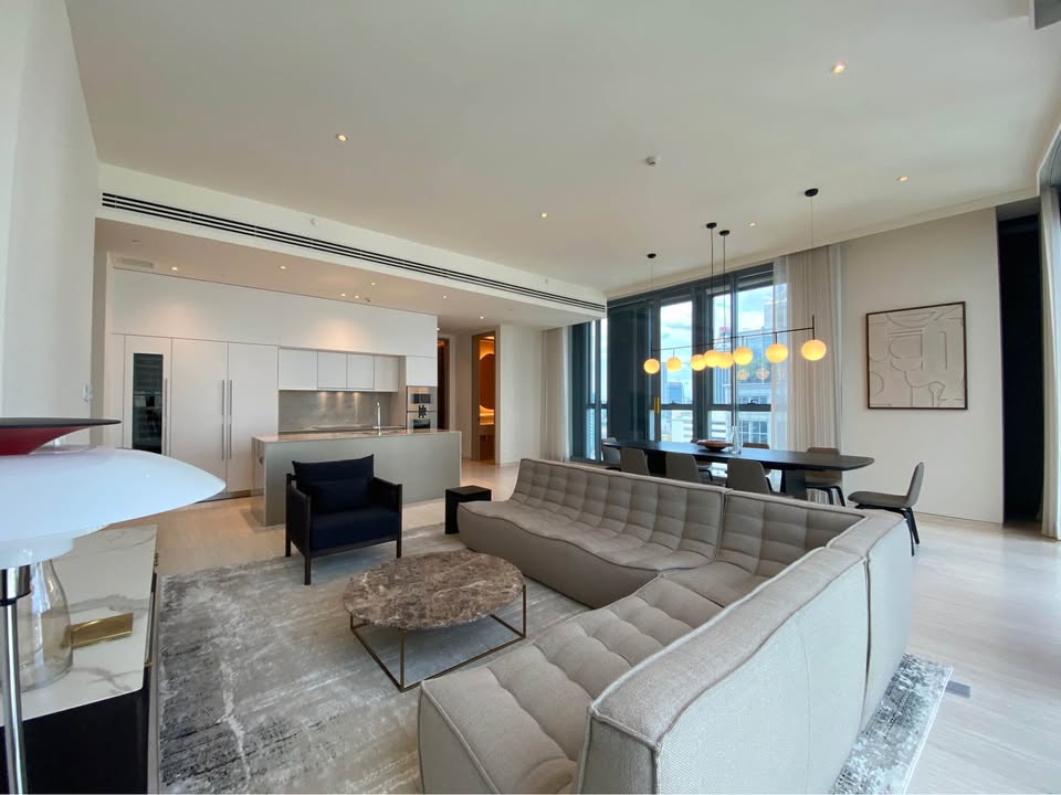 2-Bedroom, 3-Bathroom, 163sqm Scope Langsuan Condo for Rent, 390K THB/month, Near BTS Chidlom, Luxury Living in Bangkok’s Prime Location