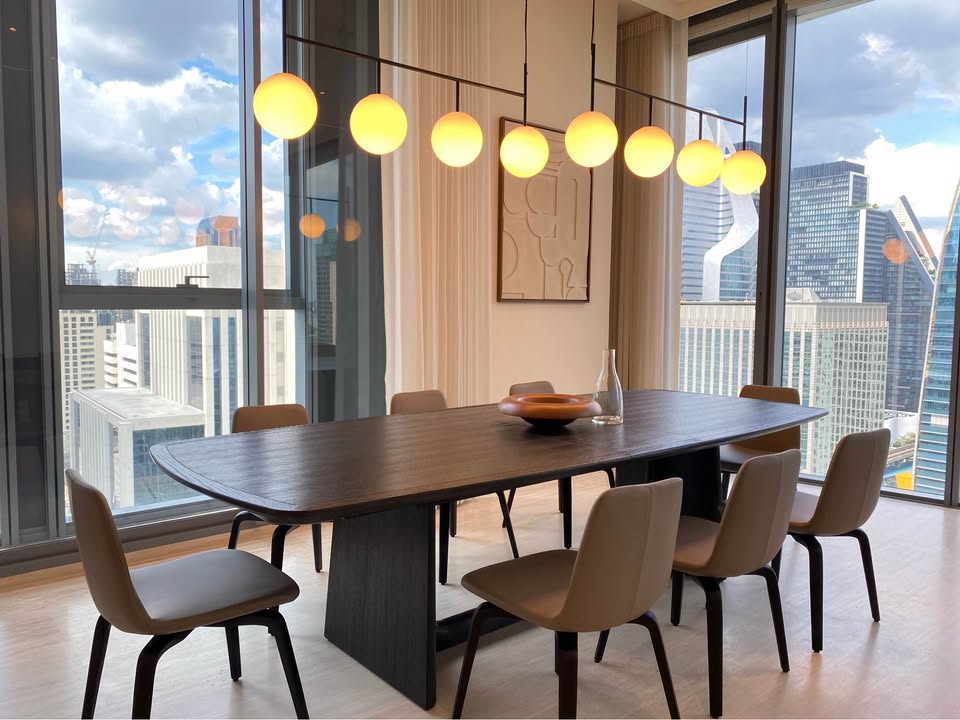 2-Bedroom, 3-Bathroom, 163sqm Scope Langsuan Condo for Rent, 390K THB/month, Near BTS Chidlom, Luxury Living in Bangkok’s Prime Location