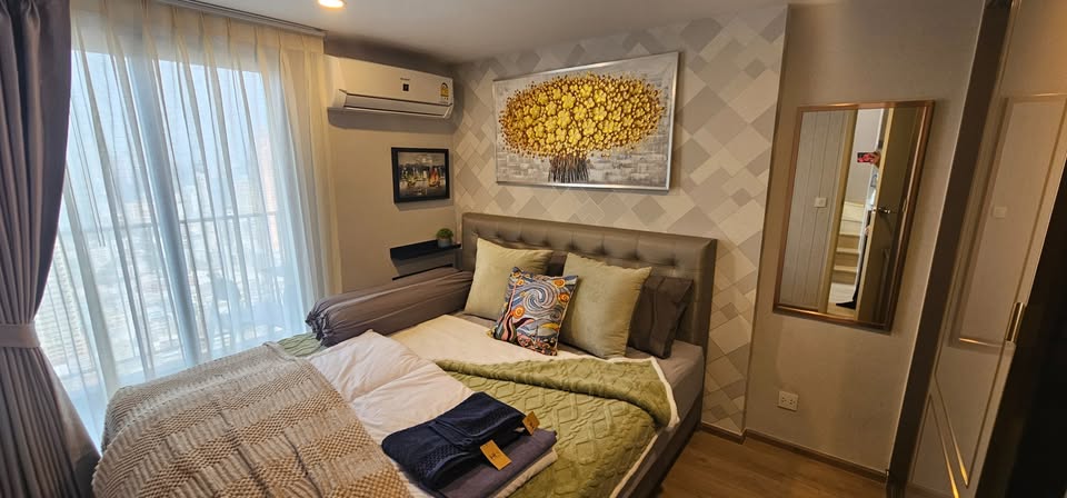 2-Bedroom, 1-Bathroom Condo at LIFE Rama 4-Asoke, 48.5 sqm, for Rent ฿43,000/month, 450m to MRT Queen Sirikit, City Views, Fully Furnished