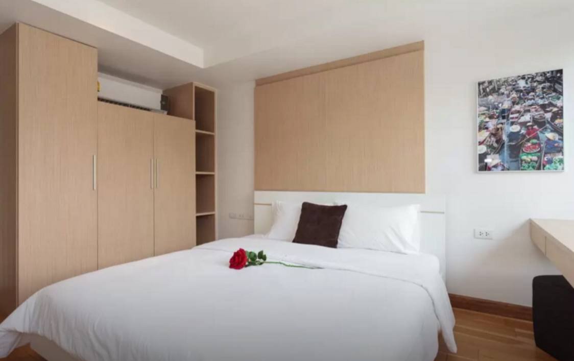 Luxurious 2-bedroom duplex at Downtown 49 in Sukhumvit 49, featuring modern interiors, spacious living areas, and a pet-friendly environment with top-tier facilities.