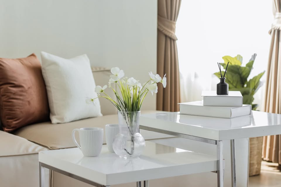 Elegant 2-bedroom condo at Pyne by Sansiri, featuring stylish furnishings, high-floor city views, and premium facilities, located next to BTS Ratchathewi.