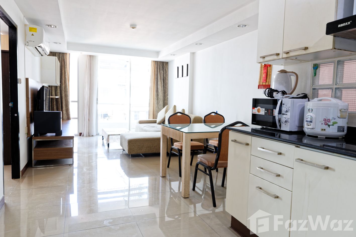 2 Bedrooms, 2 Bathrooms, 76 sqm condo at The Kris 2 Ratchada 17 for sale at ฿4,550,000. Modern amenities, great location in Din Daeng, Bangkok. Perfect for investment.