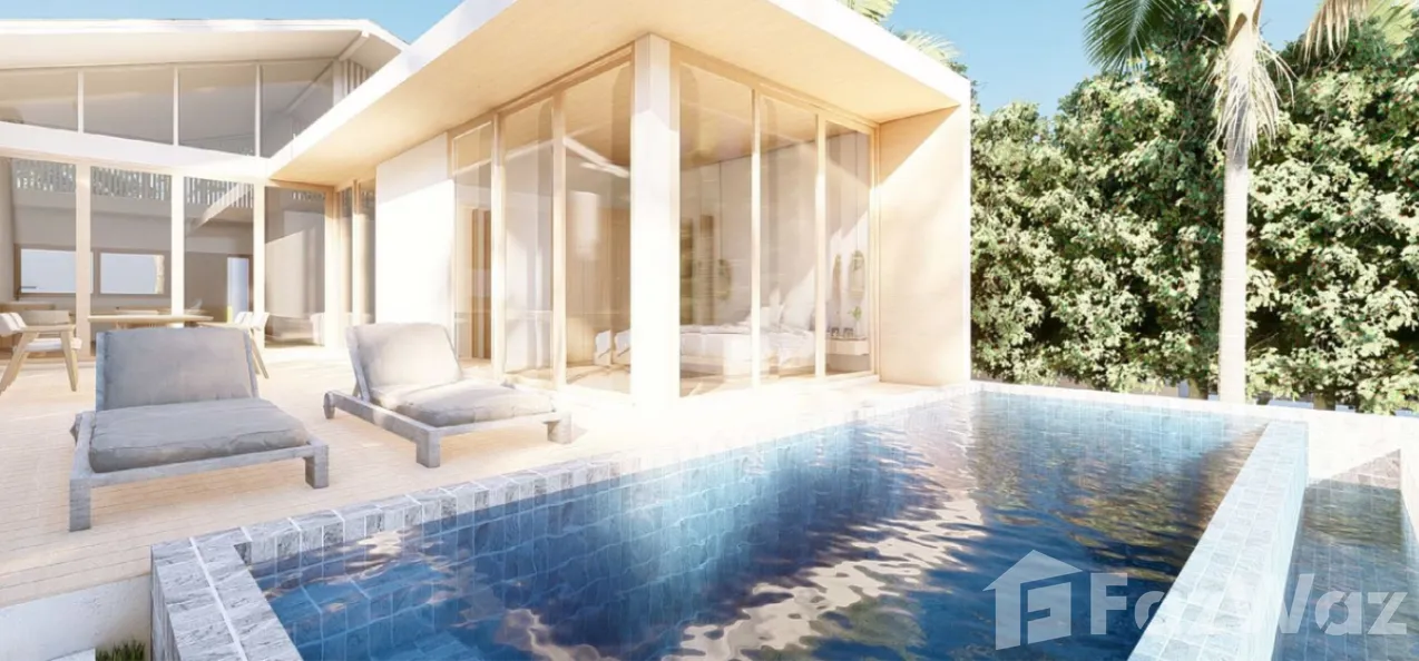Explore this 2-bedroom, 2-bathroom villa for sale at Dao Phangan Coconut Grove Villas. Offering 96 sqm of luxury living space, priced at ฿6,500,000 in Koh Phangan.