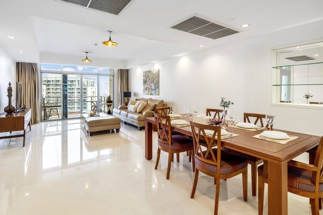 2-Bedroom, 2-Bathroom Condo for Rent at All Season Mansion, 137 Sqm, 75,000 THB/Month, Near BTS Ploenchit