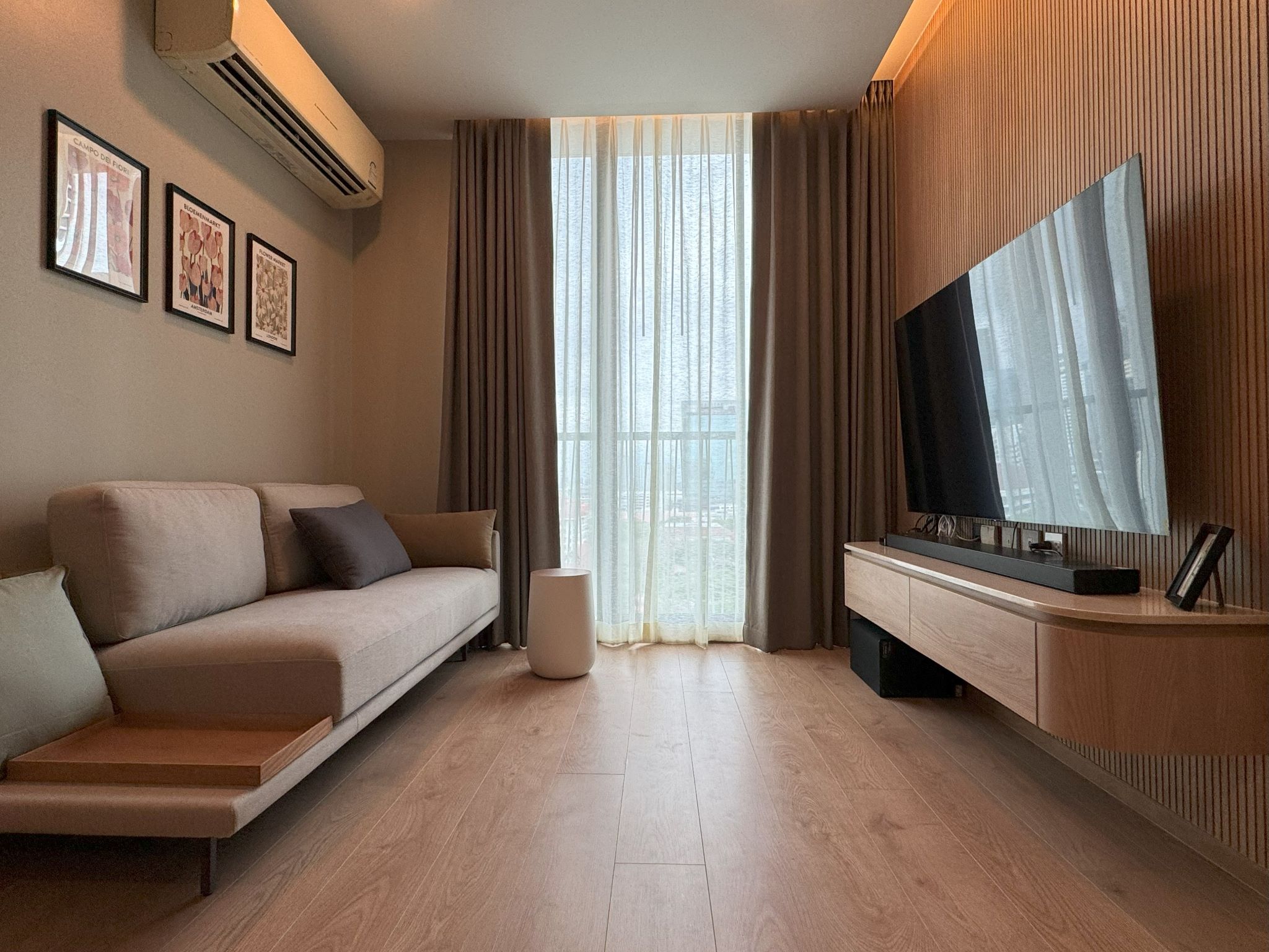 Spacious 2-Bedroom, 2-Bathroom condo for rent at Noble Recole, 62 sqm, fully furnished, with stunning views. Rent at THB 62,000/month. Contact for a viewing today!