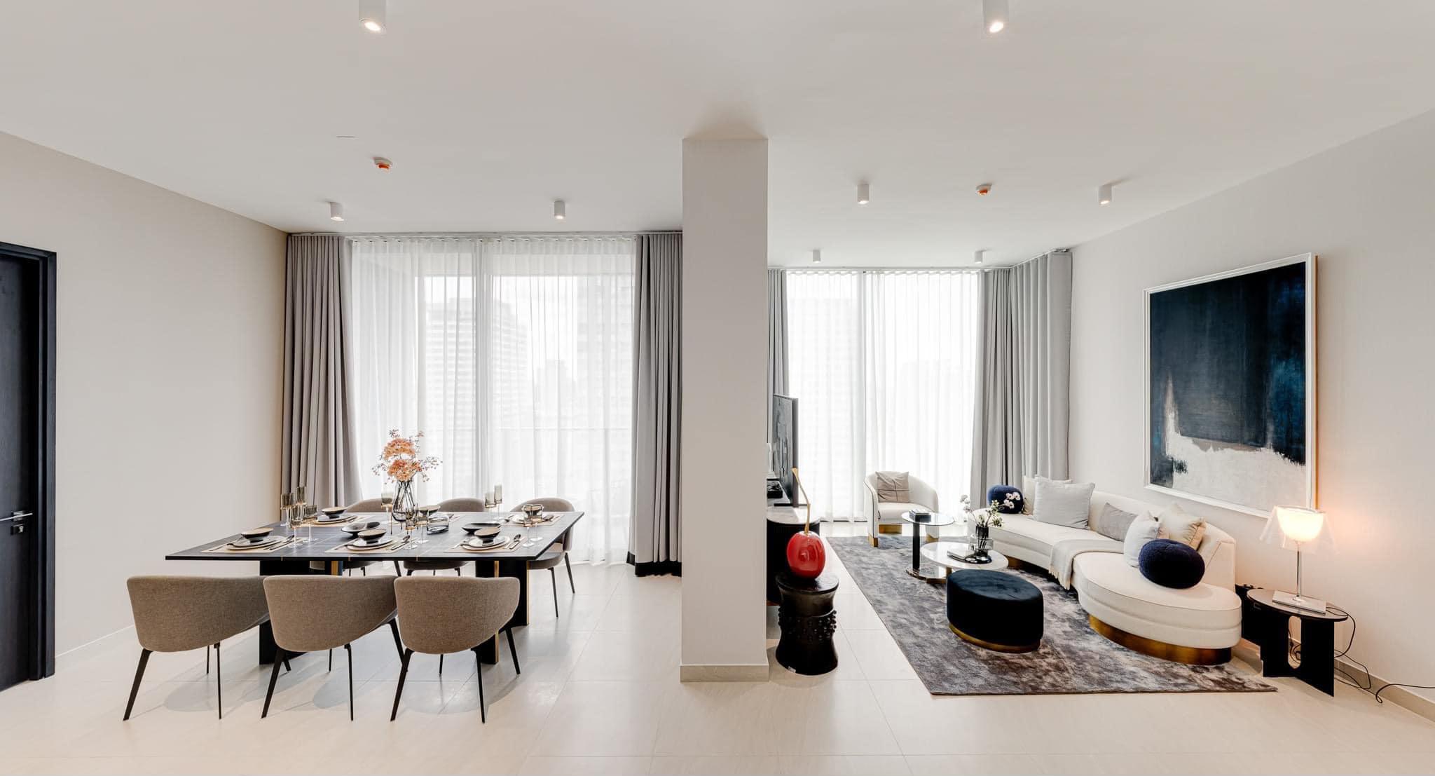 2-Bed 3-Bath 135 sqm Condo at Tait Sathorn 12 near BTS St. Louis for Rent 155K THB