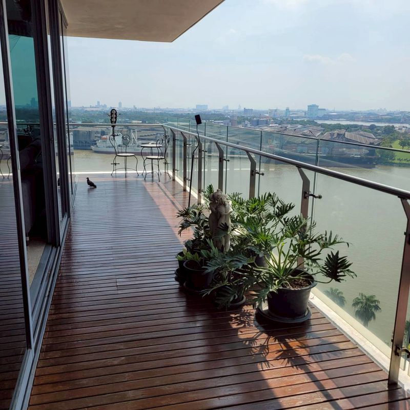 3-Bed 3-Bath 223 sqm Condo at The Pano near BRT Wat Dan for Rent 95K or Sale 36M THB