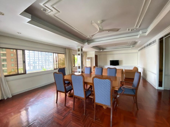 3 Bedrooms, 3 Bathrooms 197sqm 13th floor, Private Garden + Maid Quarter Le Cullinan, Duplex Penthouse For Rent