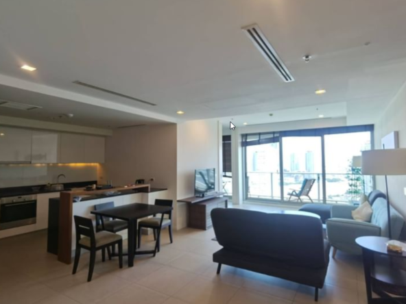 2 Bedrooms, 3 Bathrooms + 1 Study Room 138sqm The River Condo For Rent