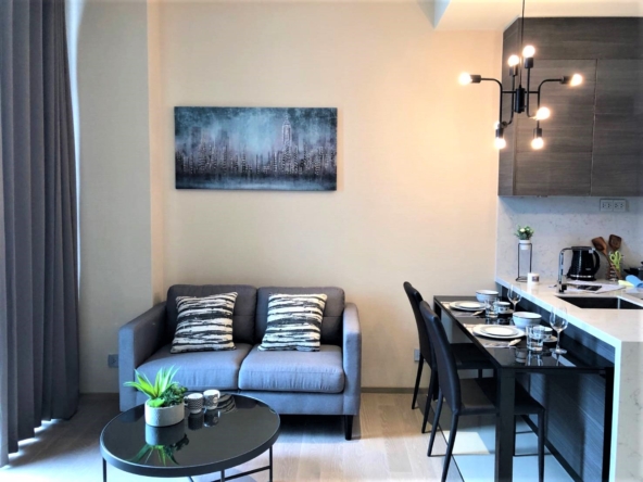 1 Bedroom, 1 Bathroom 52 sqm size The ESSE Asoke For Rent 35,000THB