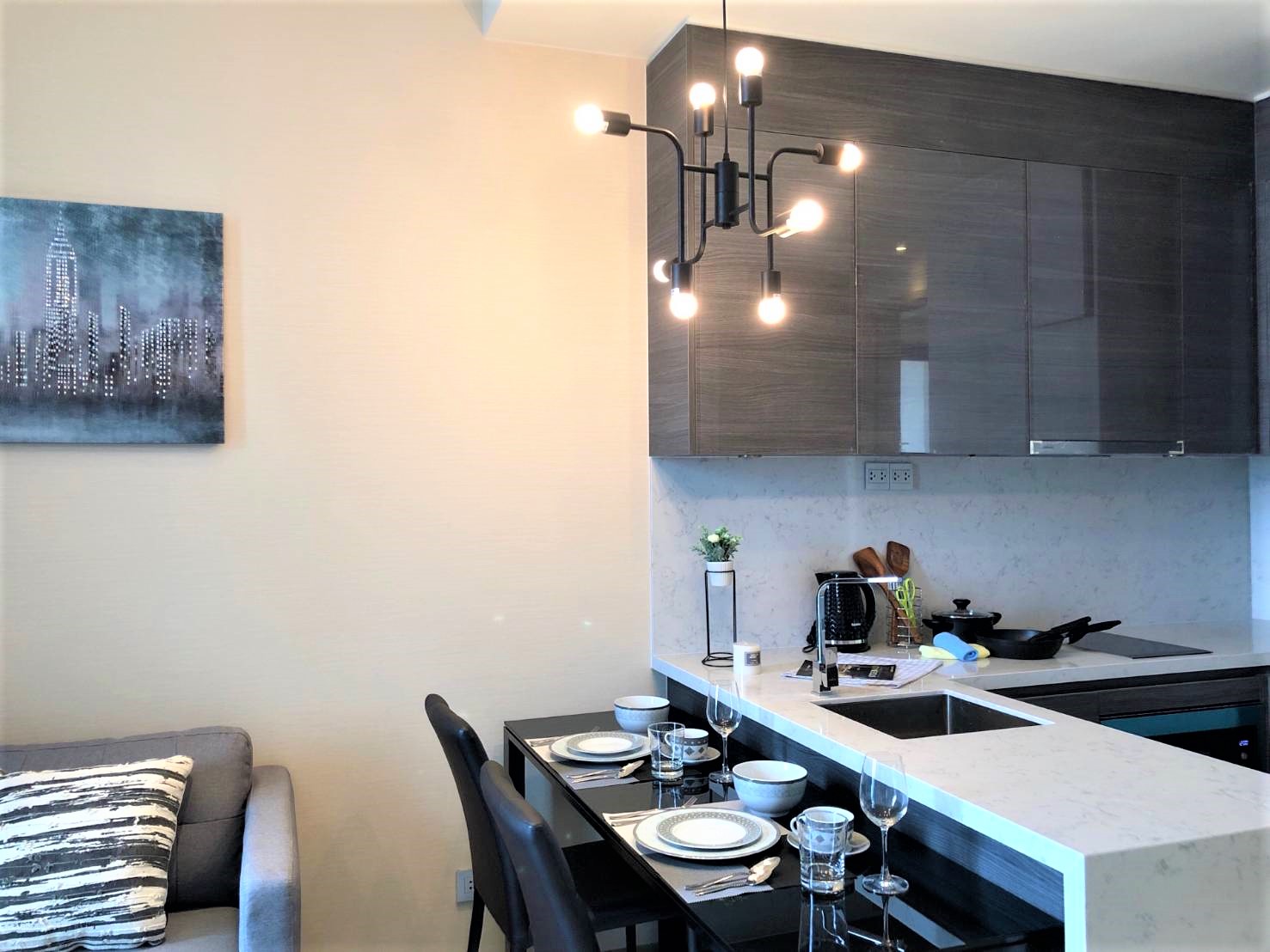 1 Bedroom, 1 Bathroom 52 sqm size The ESSE Asoke For Rent 35,000THB
