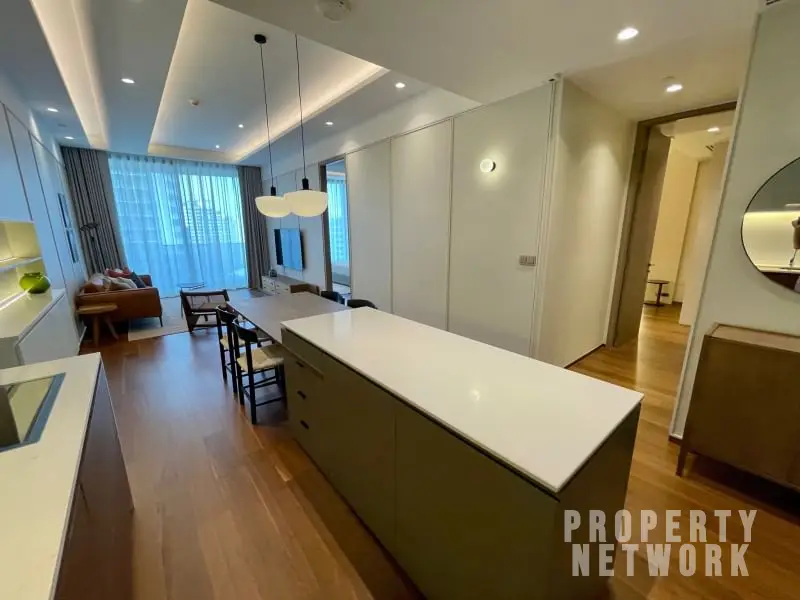 2 Bedrooms, 2 Bathrooms 91 sqm size at The Estelle Phrom Phong For Rent 149K THB