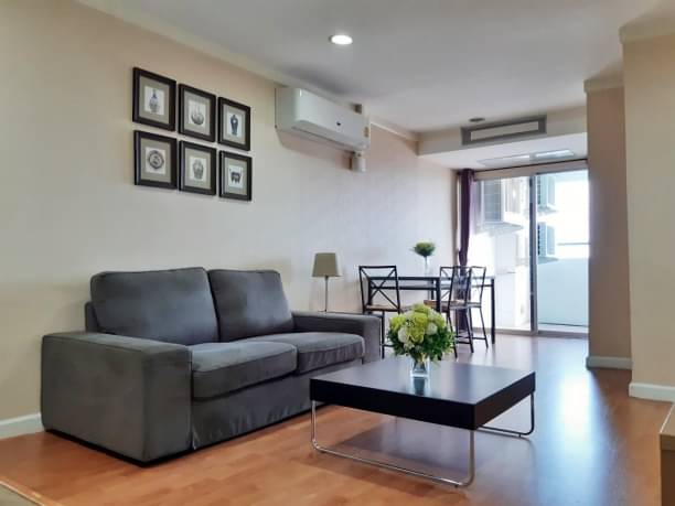 2 Bedrooms, 1 Bathroom 61 sqm size The Waterford Diamond Tower For Rent 33,000THB